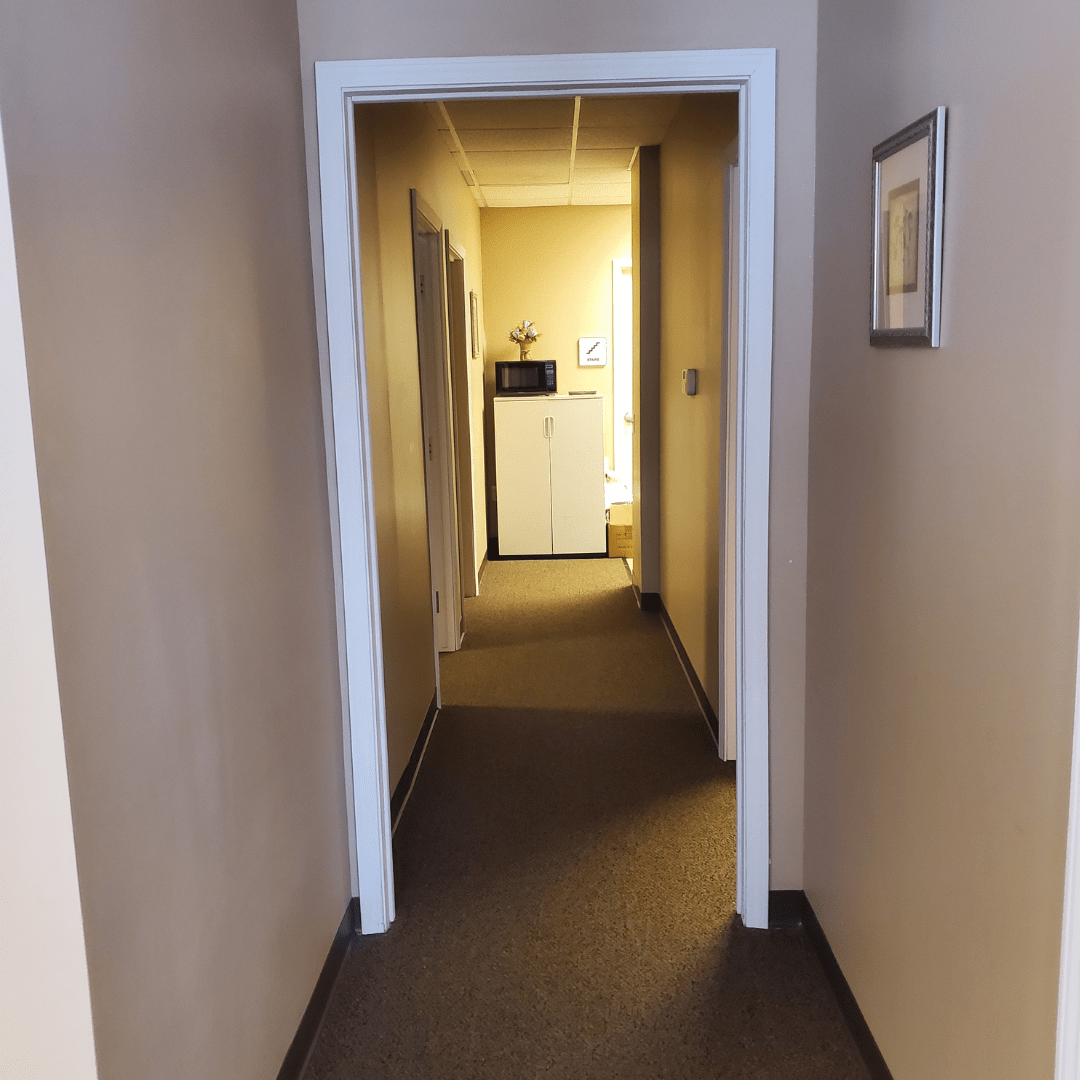 Image of Hallway Connecting Waiting Area to Therapy Rooms in Virtual Office Tour