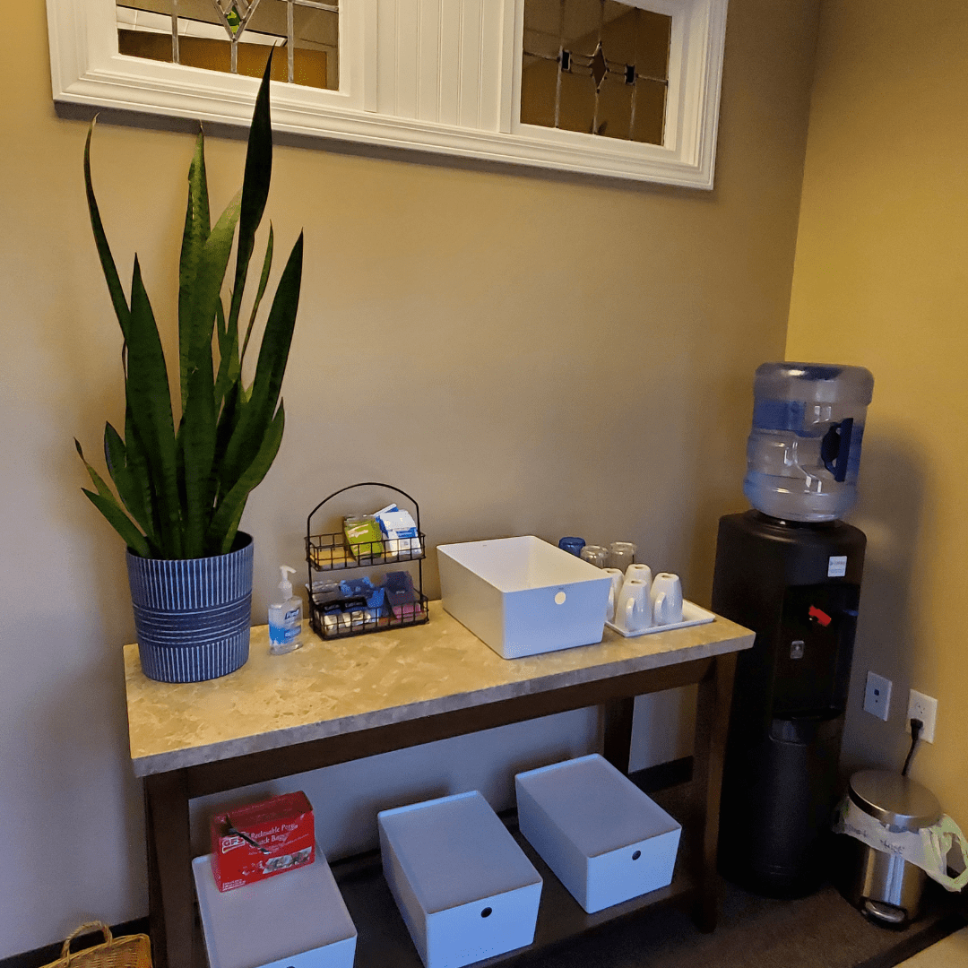 Image of Tea & Water Station in Virtual Office Tour